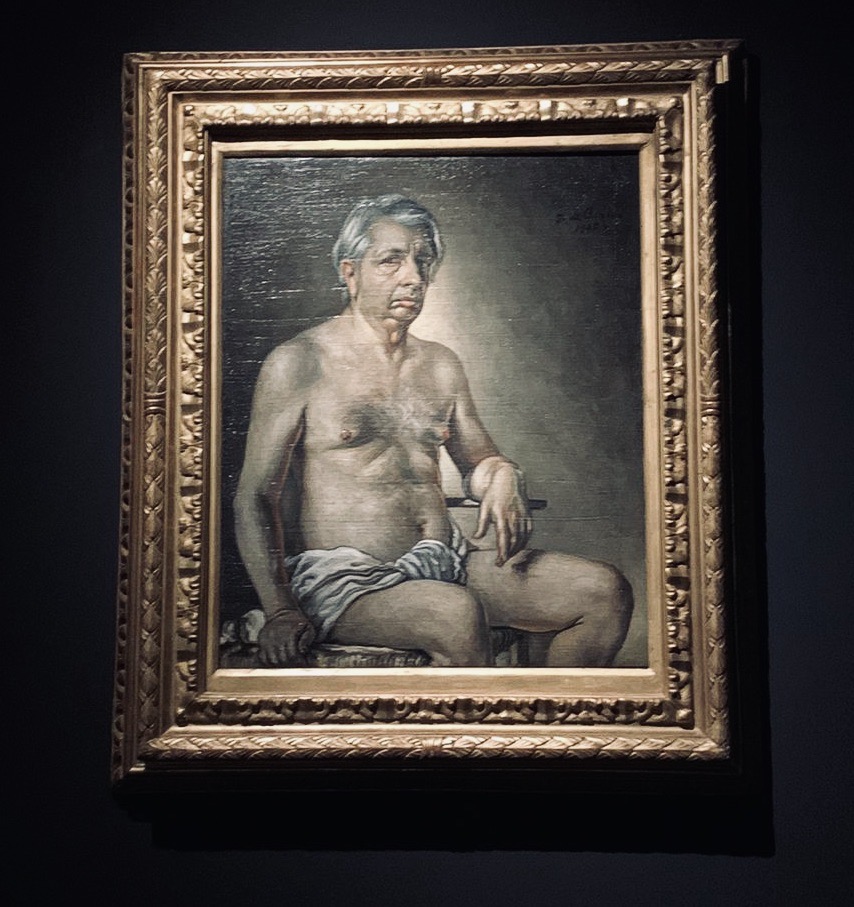 Giorgio De Chirico  - Autoritratto Nudo