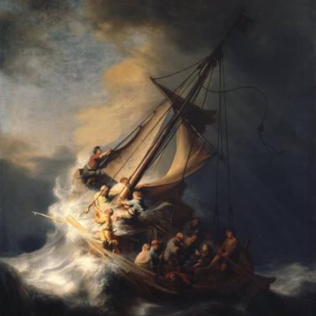 Rembrandt, Cristo nella tempesta sul mare di Galilea 