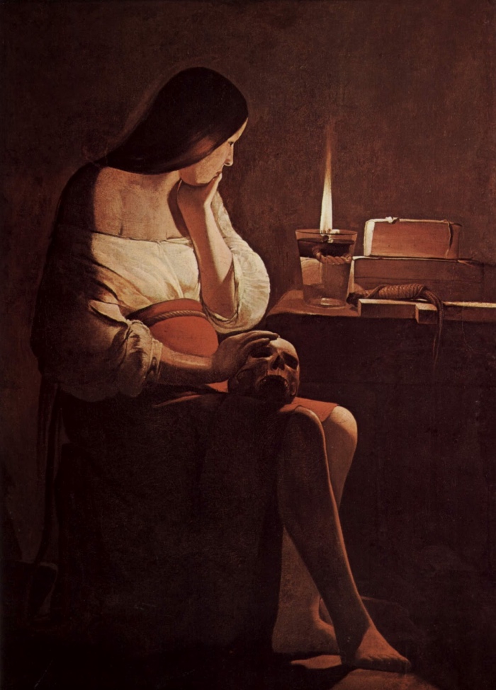 Georges de La Tour, Maddalena penitente, 1637 ca., Los Angeles, County Museum of Art