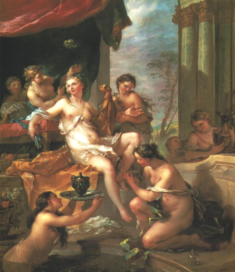Charles-Joseph Natoire, La toilette di Psiche, 1735, New Orleans Museum of Art.