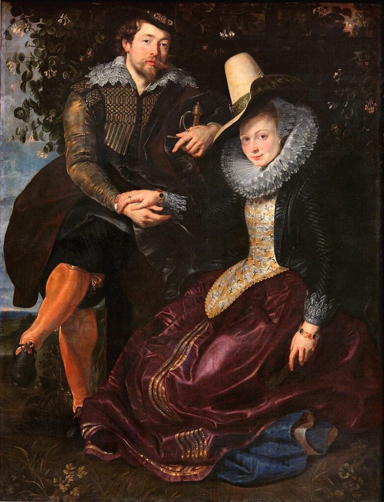 Pieter Paul Rubens, Autoritratto con la moglie Isabella Brant sotto una pergola di caprifoglio