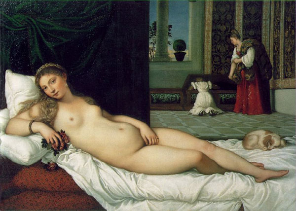 Venere di Urbino, Dipinto di Tiziano Vecellio, Uffizi