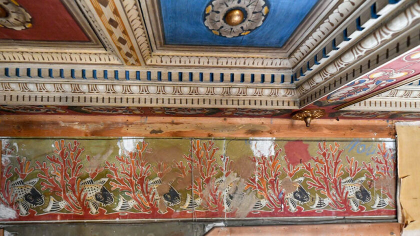 villa puccini affreschi