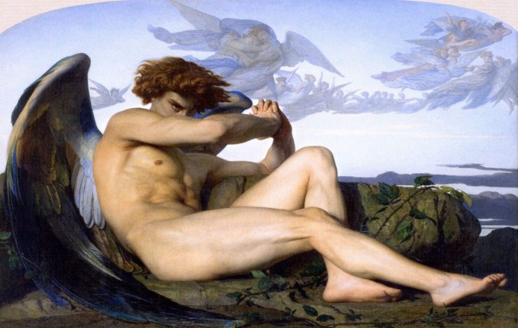 Alexandre Cabanel, L’Ange Dechu (1868), Musée Fabre, Francia