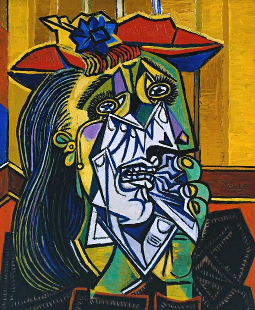 Pablo Picasso, Donna che piange, 1937, olio su tela, Londra, Tate Moder