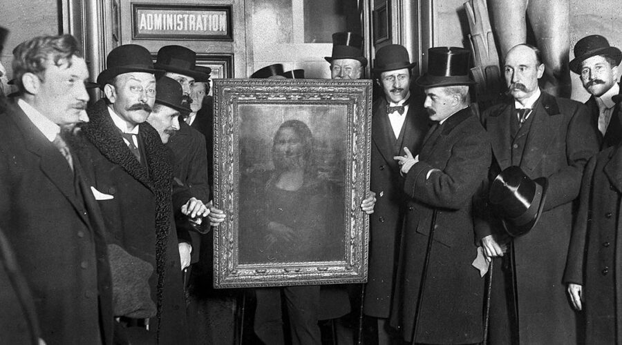 La Gioconda torna al Louvre dopo il furto 1914