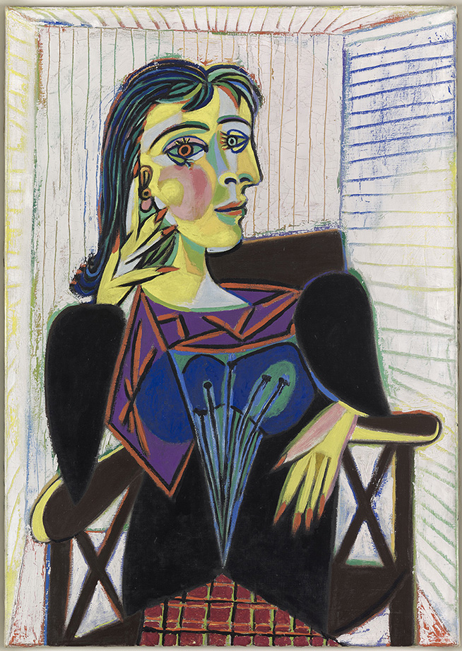 Pablo Picasso, Ritratto di Dora Maar, 1937, olio su tela, Parigi, Musée National Picasso