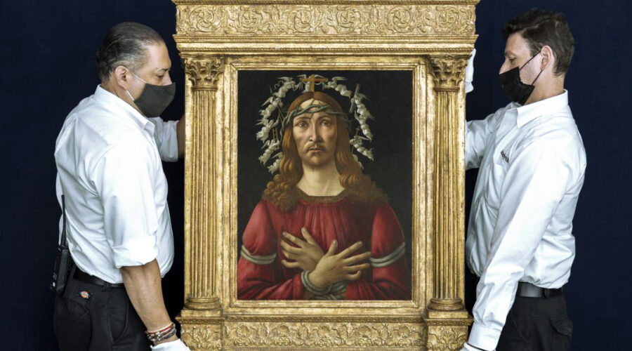 Botticelli Vir Dolorum Sothebys