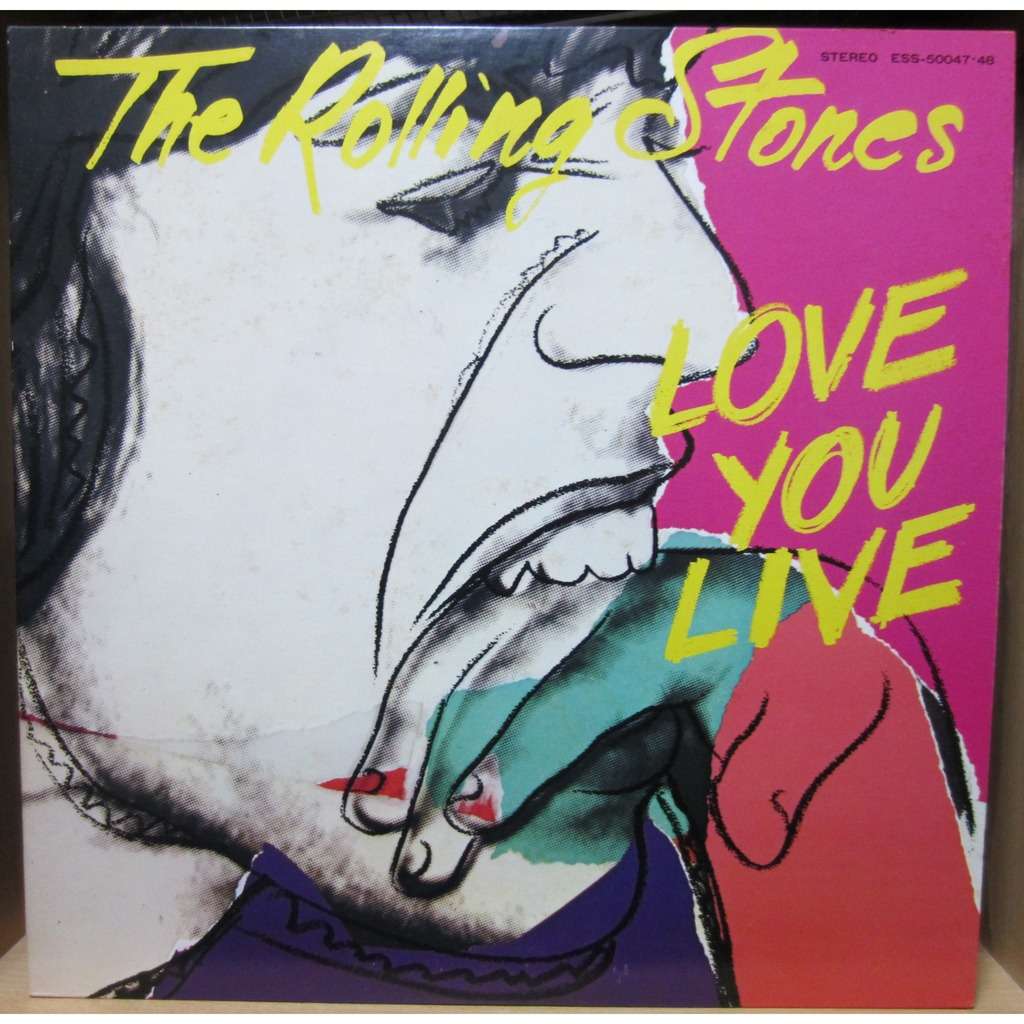 Rolling Stones, Love You Live (1977), Andy Warhol