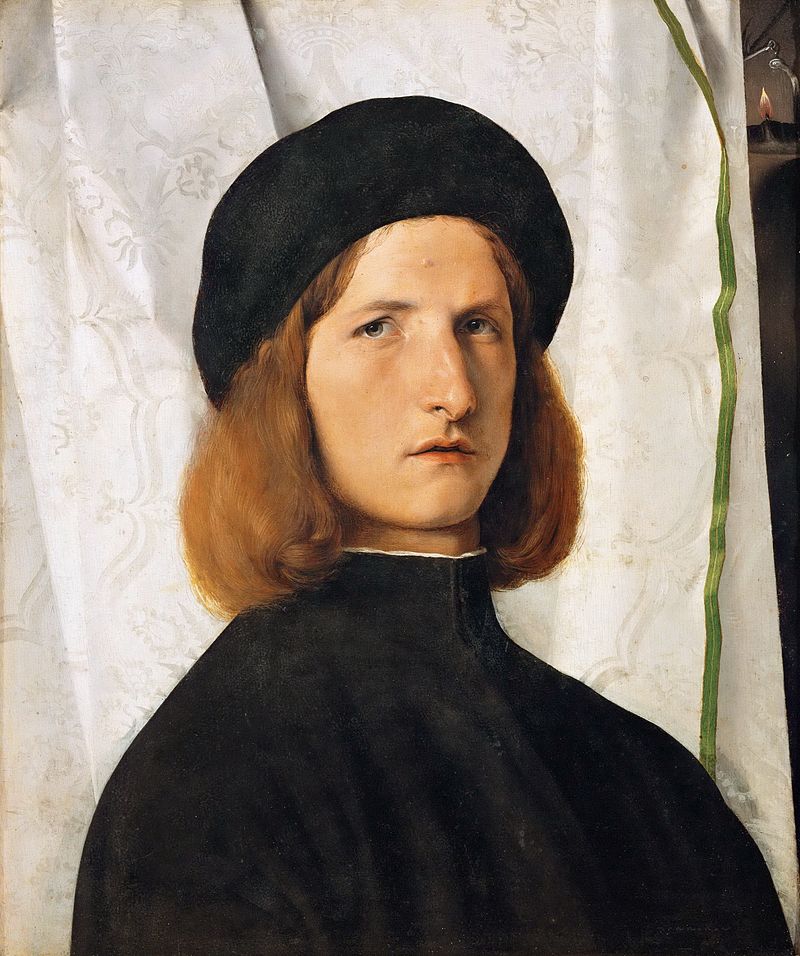 Ritratto di Giovane con Lucerna, Lorenzo Lotto