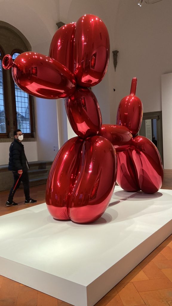 Koons con Shine a Palazzo Strozzi, Firenze