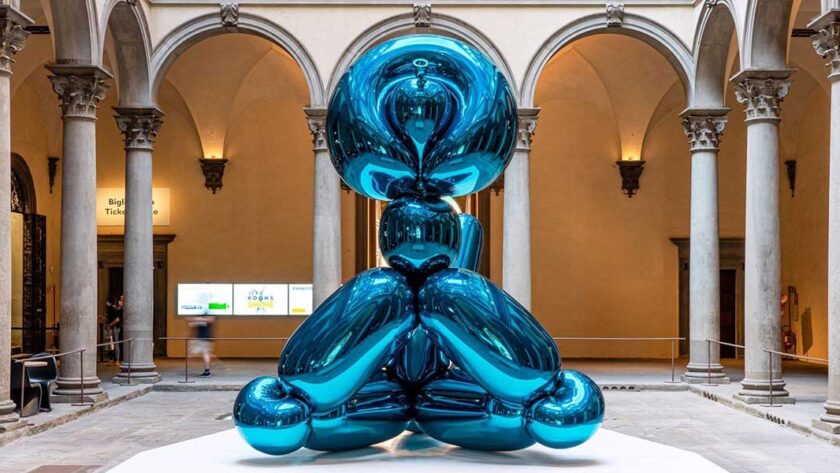 Koons, Shine, Palazzo Strozzi Firenze