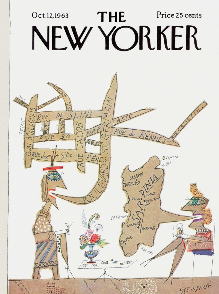 Saul Steinberg, The New Yorker, Ottobre 1963