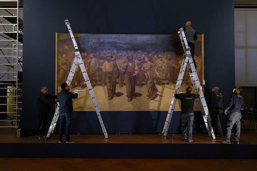 Il Quarto Stato a Firenze, foto Dario Nardella