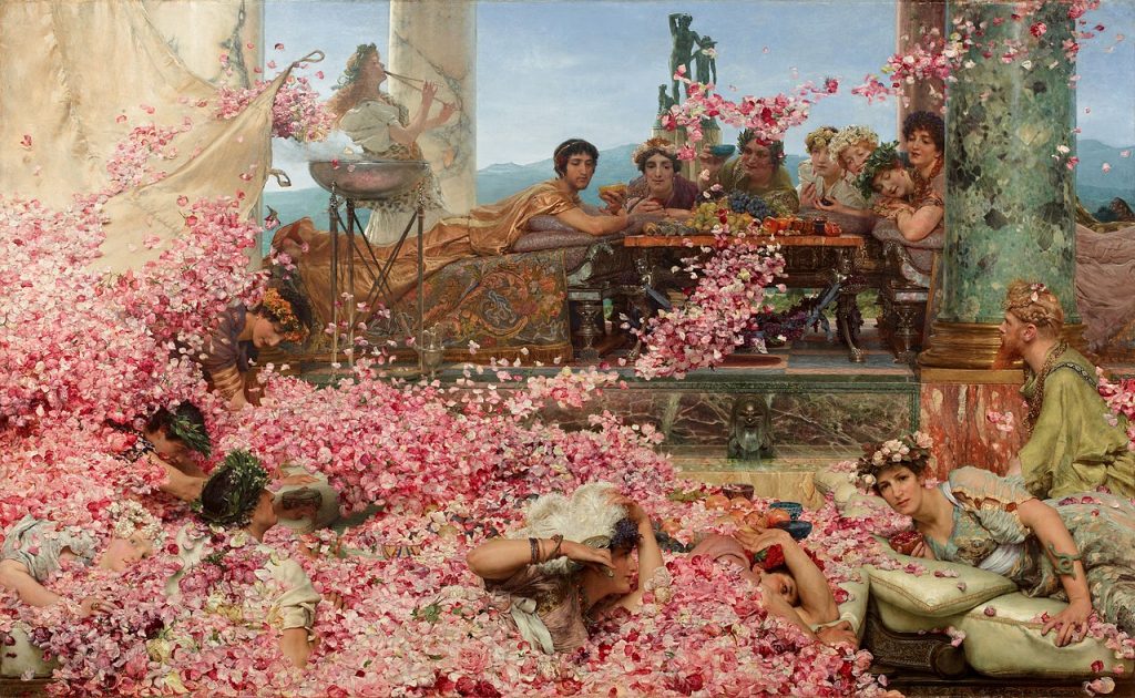Lawrence Alma-Tadema, Le rose di Eliogabalo, 1888, Città del Messico, collezione Pérez Simón
