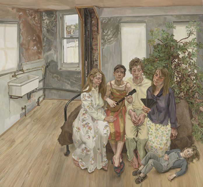 Lucian Freud, Large Interior, W11 (after Watteau), 1981-83 - $ 86,3 milioni