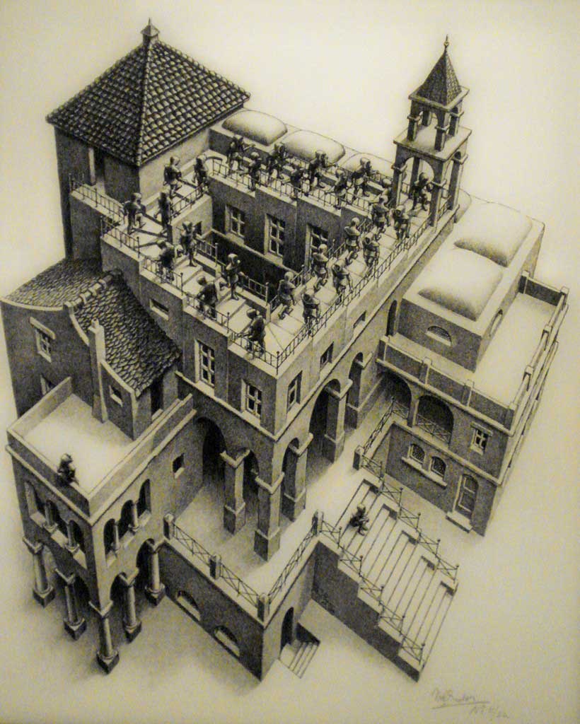 Maurits Cornelis Escher in Dust My Shoulders off