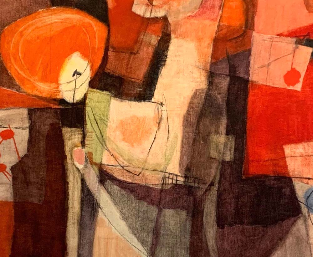 Afro Basaldella, Il sigillo rosso, 1953, Collezione privata