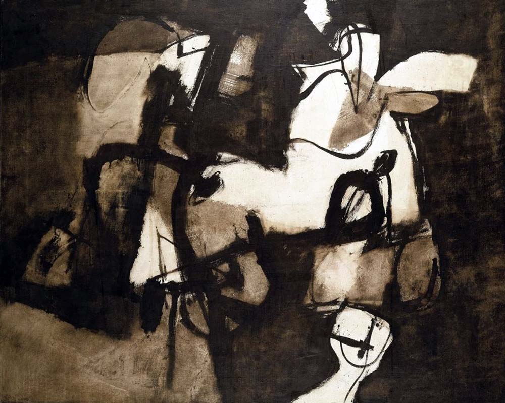 Afro Basaldella, Grande nero, 1967, Collezione privata