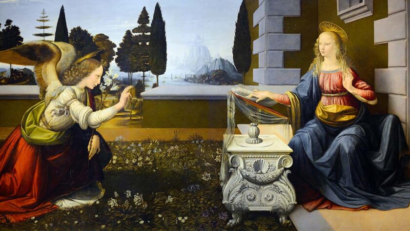 Annunciazione - Leonardo da Vinci