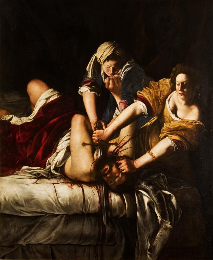 Artemisia Gentileschi, Giuditta decapita Oloferne