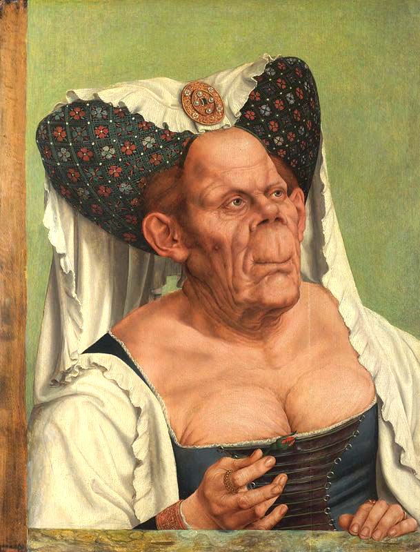 Quentin Massys, Ritratto di vecchia (La Duchessa brutta), 1513, National Gallery, Londra 