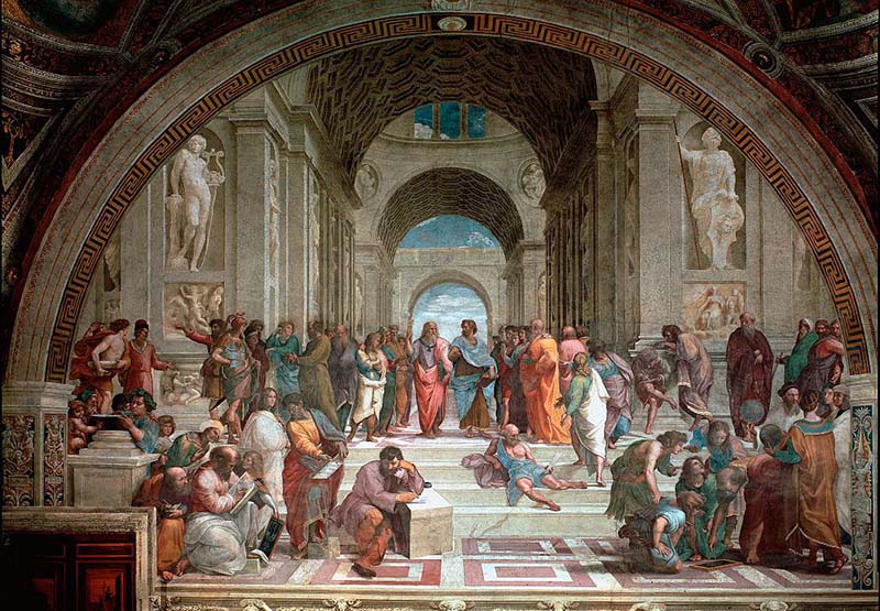 Scuola di Atene, Affresco di Raffaello Sanzio