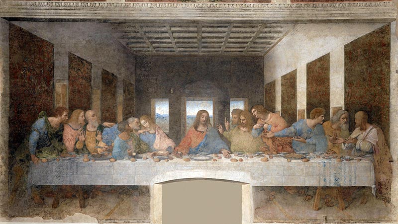 L'ultima cena, Cenacolo, Milano. Leonardo da Vinci