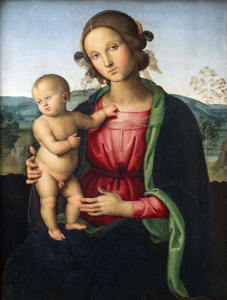 Madonna con Bambino, Vannucci Pietro detto Perugino