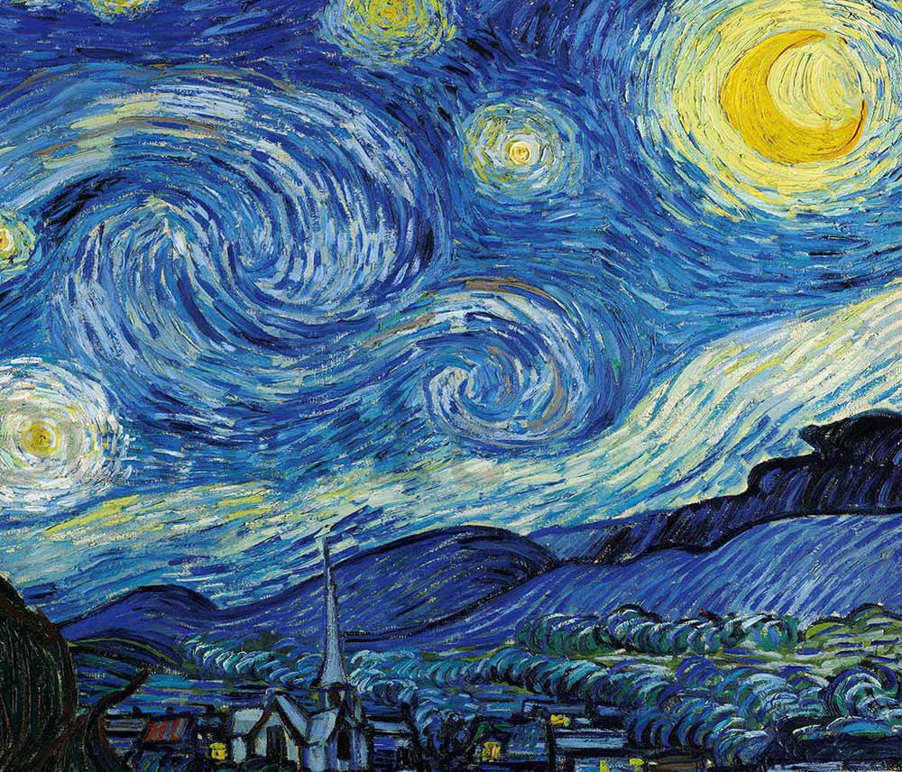 Notte Stellata, Vincent Van Gogh, particolare