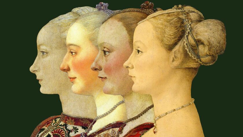 Le donne nel rinascimento, le acconciature
