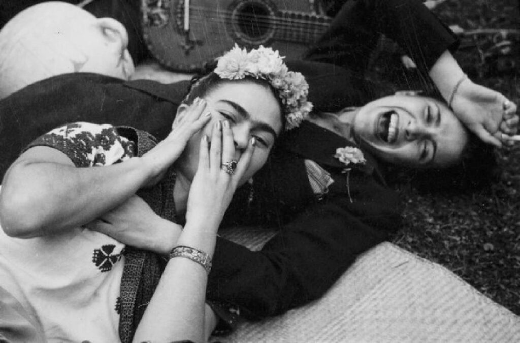 Tina Modotti con Frida Kahlo