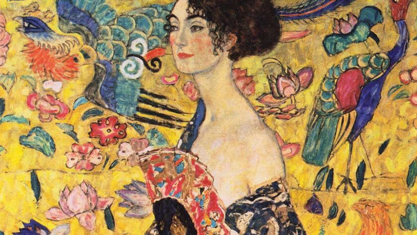 Dama con Ventaglio - Gustav Klimt