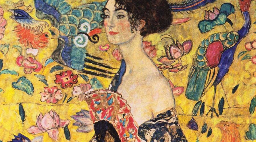 Dama con Ventaglio - Gustav Klimt