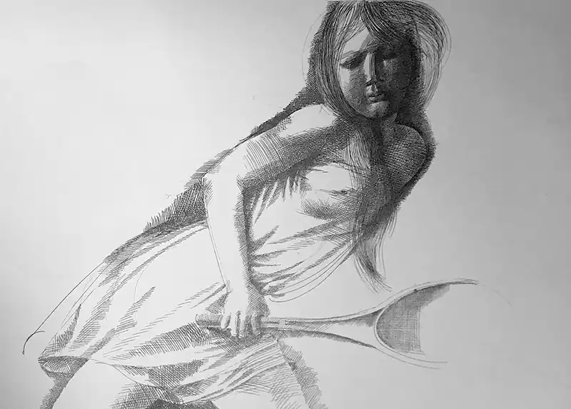 Disegno di Emilio Greco