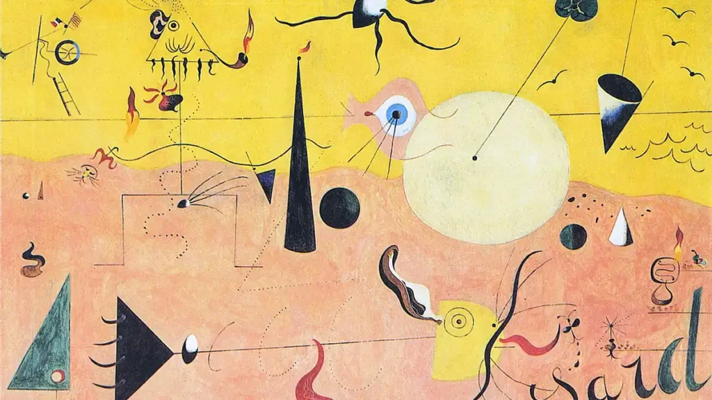 Joan Miró, Il Cacciatore o Paesaggio catalano