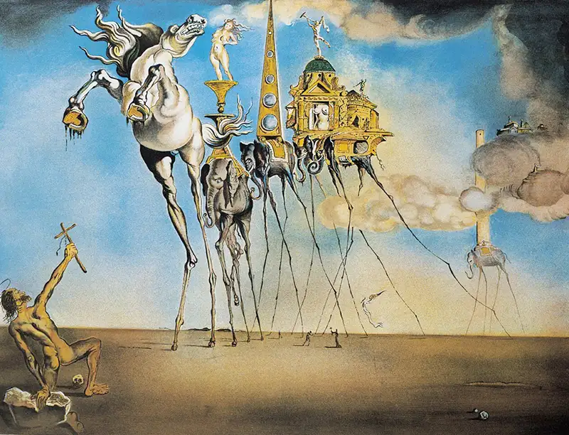 Salvador Dalí - La tentazione di Sant’Antonio