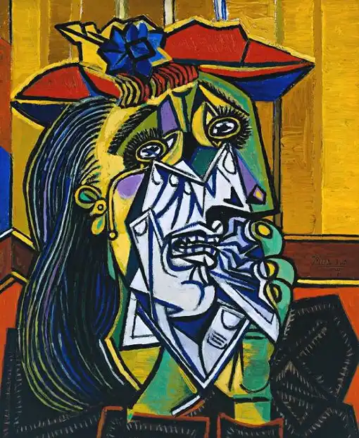 Pablo Picasso, Donna che piange, 1937, olio su tela