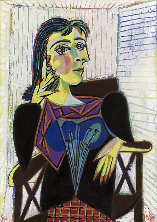 Pablo Picasso, Ritratto di Dora Maar, 1937, olio su tela