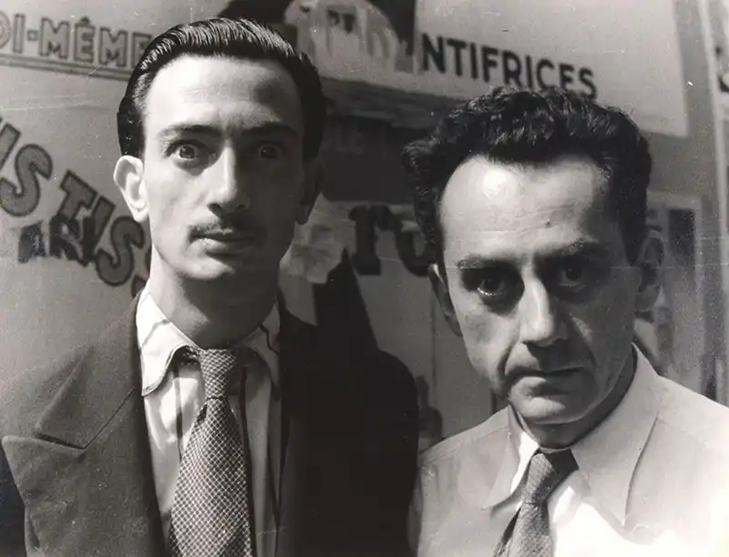 Salvador Dalí e Man Ray in uno scatto di Carl Van Vechten