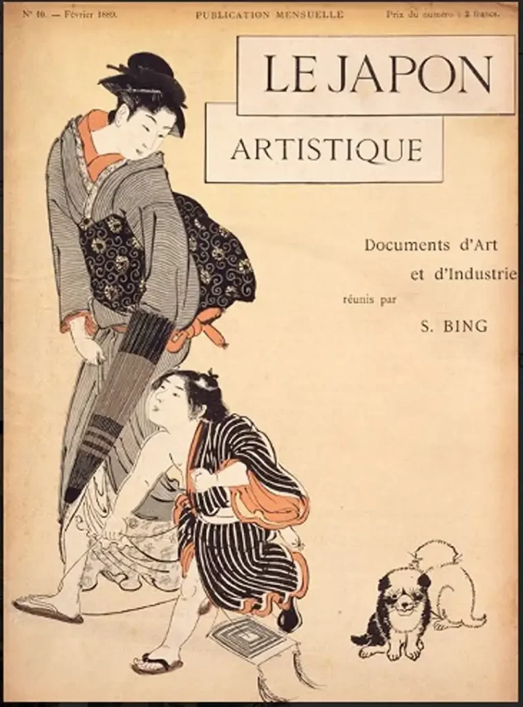 Copertina del volume n. 10 del 1889 di Le Japon artistique