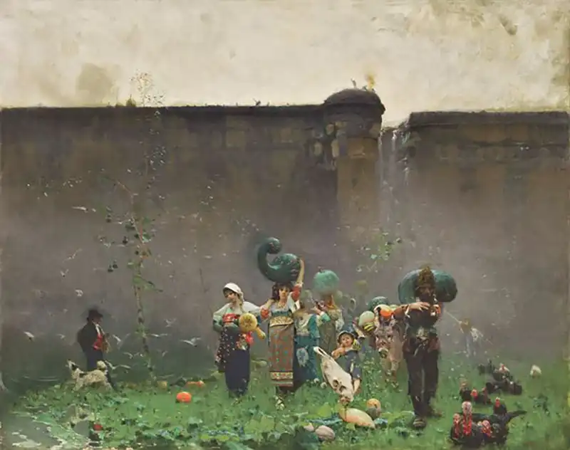 Francesco Paolo Michetti, La raccolta delle zucche